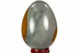 Polished Polychrome Jasper Egg - Madagascar #104669-1